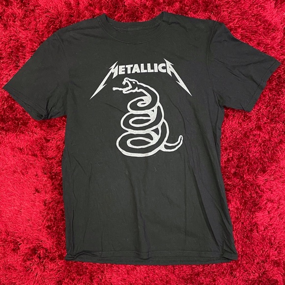 Metallica Other - Metallica Album Art Shirt Black Medium Master Of Puppets Ride the Lightening